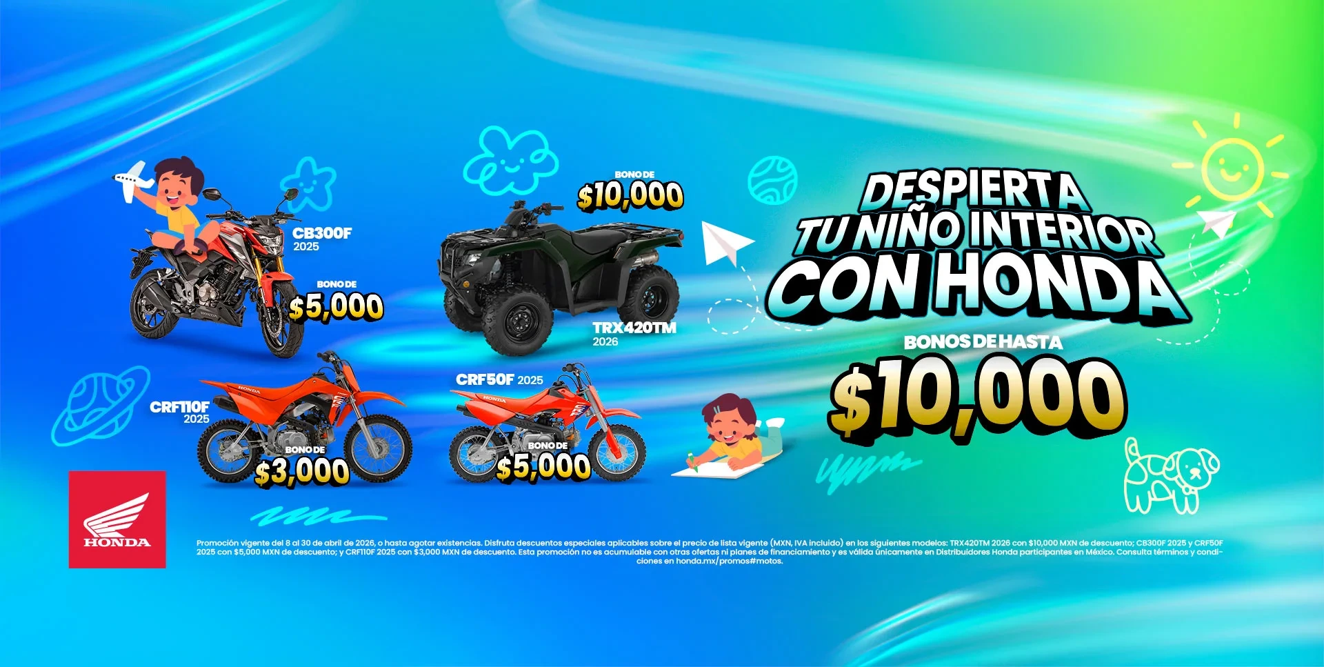 banner of HONDA DIA DEL NIÑO 2026 BAJA